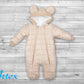 Overall quilted Teddy