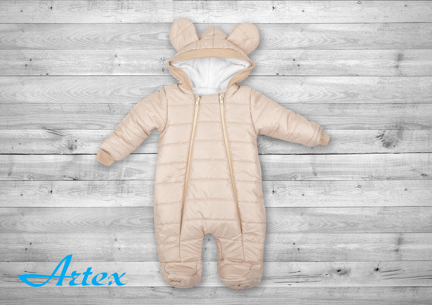 Overall quilted Teddy