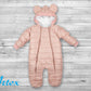 Overall quilted Teddy