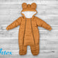 Overall quilted Teddy