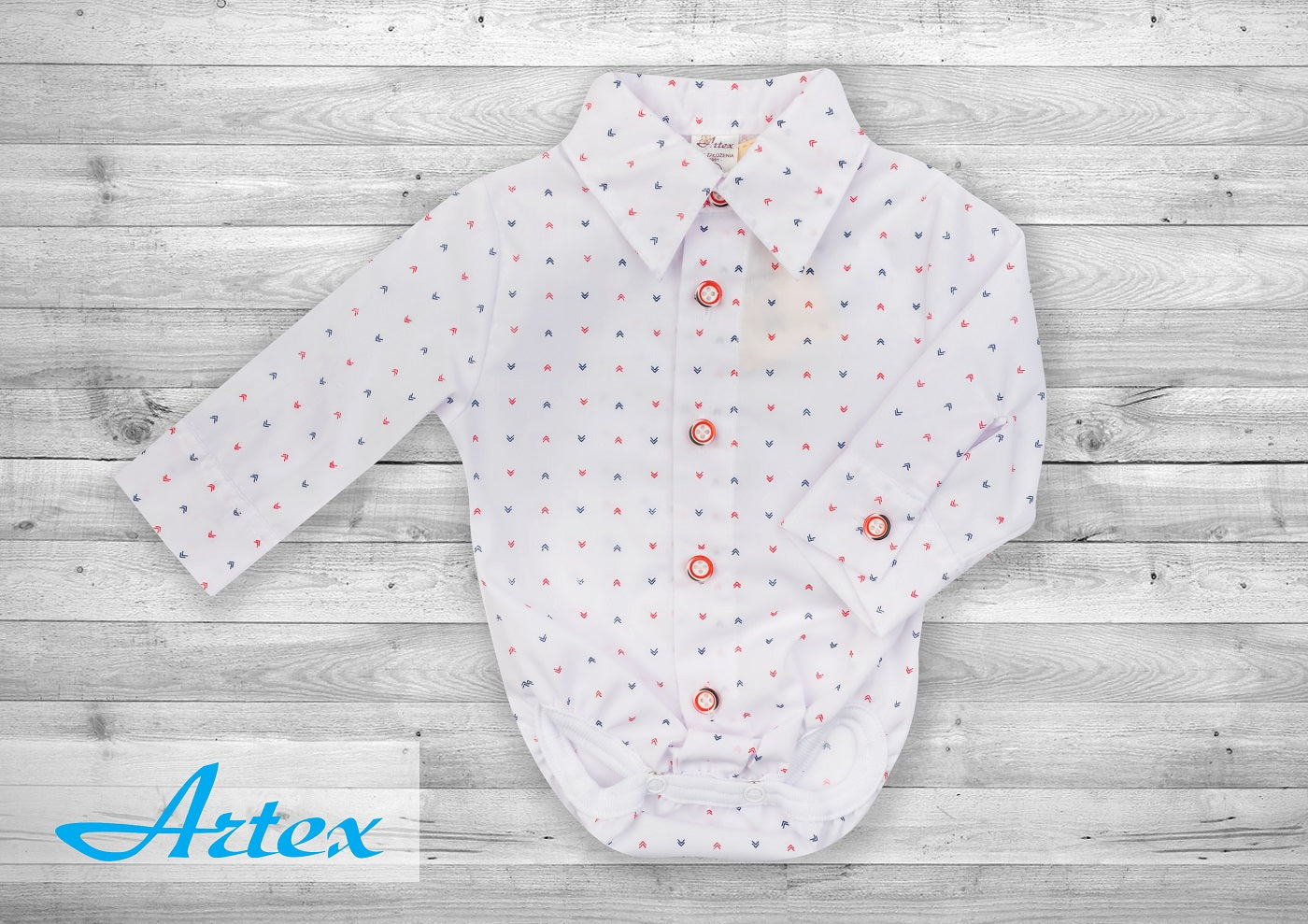 Bodyshirt long sleeve pattern